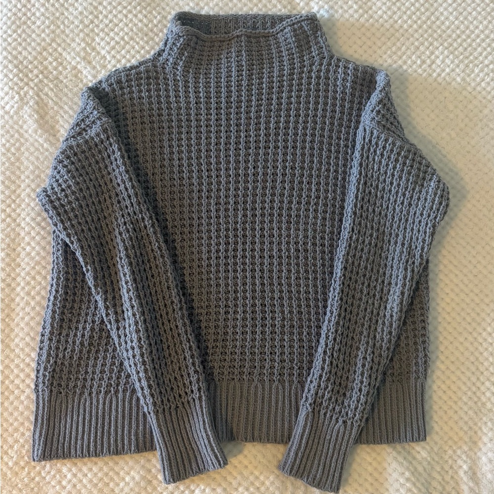 American Eagle Outfitters Charcoal Turtleneck Sweater